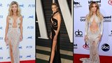 Nejvíce sexy šaty roku 2015: Kdo měl největší rozparky a výstřihy?
