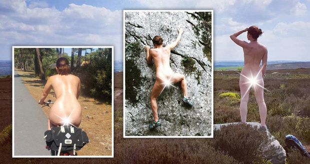 Mladá naturistka bojuje proti pandemii nahotou: Nahá chodí na procházky, vaří i leze po skalách!