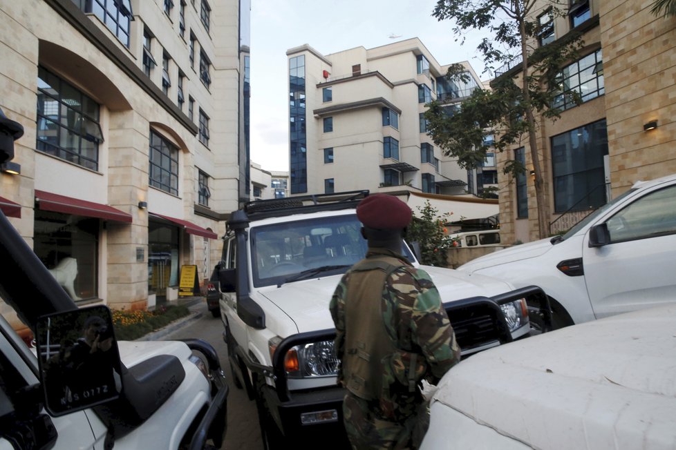 Na luxusní hotel v keňském Nairobi zaútočili teroristé z hnutí Šabáb