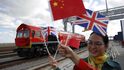 Z Londýna vyjel historicky první nákladní vlak do Číny.