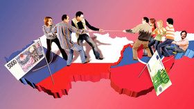 Češi vs. Slováci: Ekonomický souboj! Kdo si víc vydělá a kdo si víc koupí?