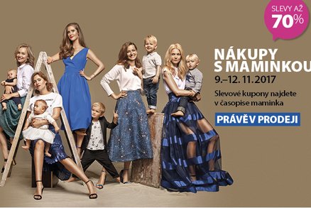 Nákupy s Maminkou: Hračky, kosmetika, móda pro děti i maminky, nábytek za výhodné ceny! 