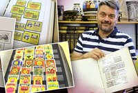 Byt ukrýval „poklad" za statisíce: Nálepky ze zápalkových krabiček
