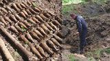 VIDEO: Obří nález válečné munice! 700 kg střeliva se válelo v lese na Brněnsku 