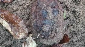 Místo hub válečné granáty: Policista na výletě našel funkční munici  