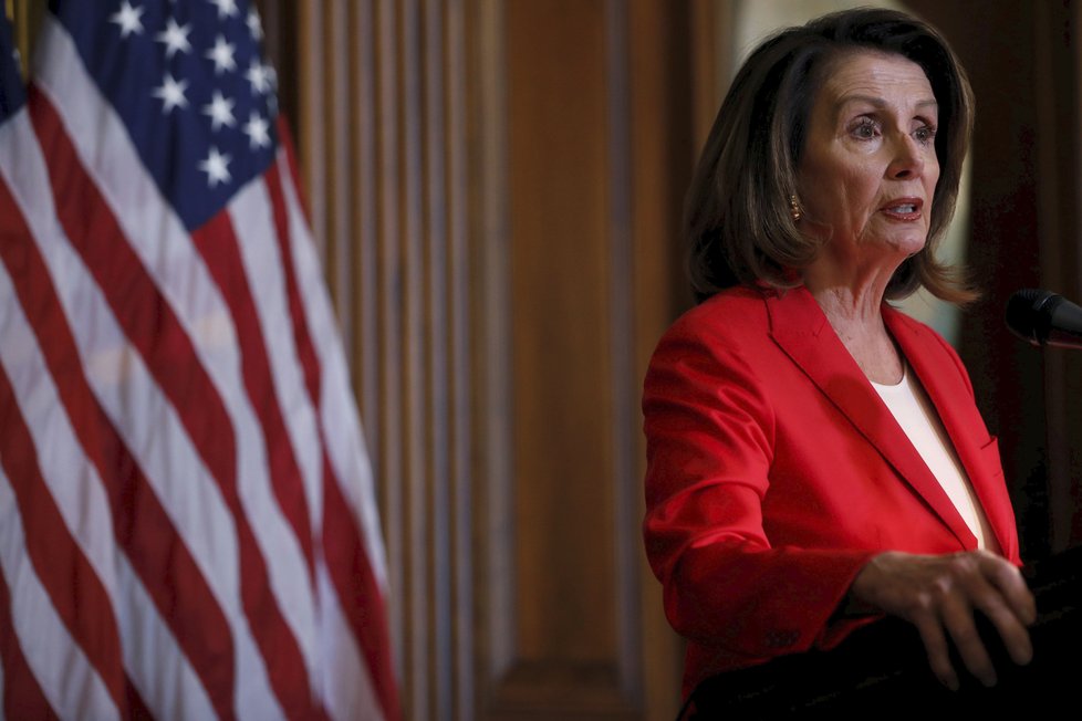 Vůdkyně demokratických poslanců ve Sněmovně reprezentantů USA Nancy Pelosiová