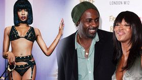 Známá rozvracečka rodin Naomi Campbell ulovila Idrise Elbu.