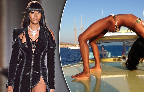 Ohebná Naomi Campbell (43): Předvedla most na plující lodi!