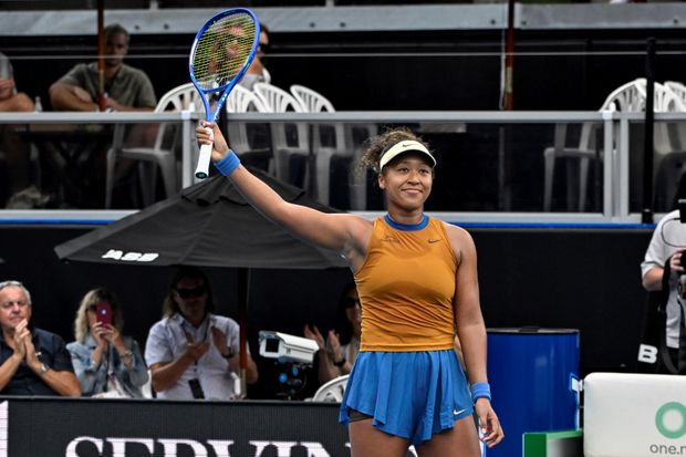Naomi Ósakaová na turnaji v Aucklandu Naomi Ósakaová na turnaji v Aucklandu