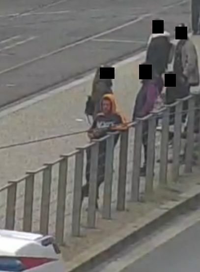Policisté v souvislosti s napadením mladé ženy v centru Plzně hledají muže ve výrazné mikině.