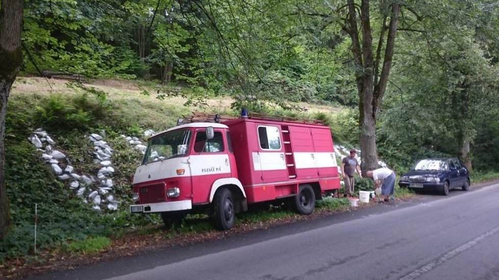 Historický nápis &#34;Výhledy&#34; se dočkal opravy.