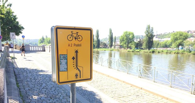 Praha přeznačí část cyklotras