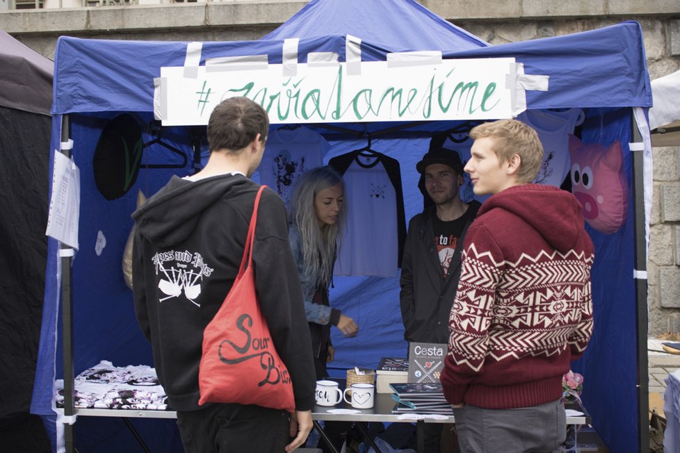 Veggie náplavka přilákala převážně kytkožrouty