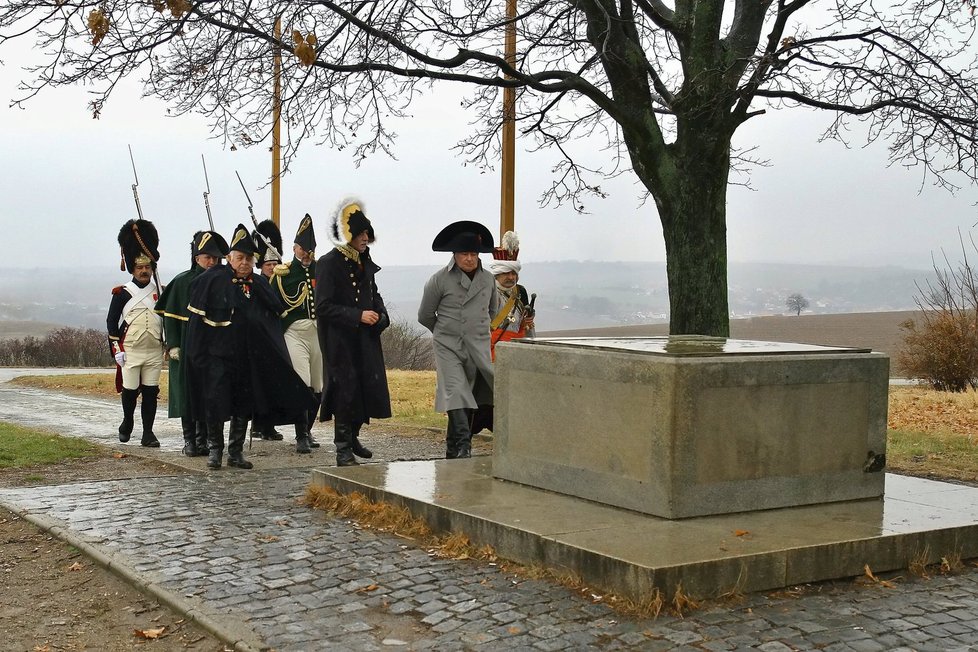 Roberto Colla alias Napoleon na Žuráni. Z tohoto místa francouzský císař řídil své vojsko v bitvě u Slavkova.