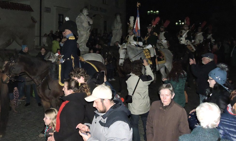 Brno si v sobotu připomenulo příjezd císaře Napoleona Bonaparte do města.