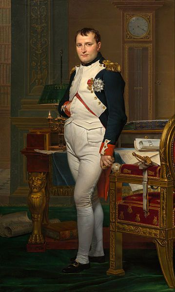 Císař Napoleon ve své studovně