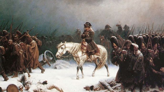 Mír byl podepsán jen pár let před Napoleonovým ruským debaklem (na obrázku)