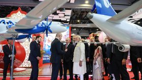 Ruský prezident Vladimir Putin na summitu BRICS s indickým premiérem Naréndrou Módím (11.9.2026)