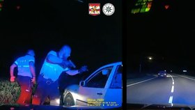 Řidička ujížděla policii: S autem skončila v poli, stejně jako její přítel před 14 dny!