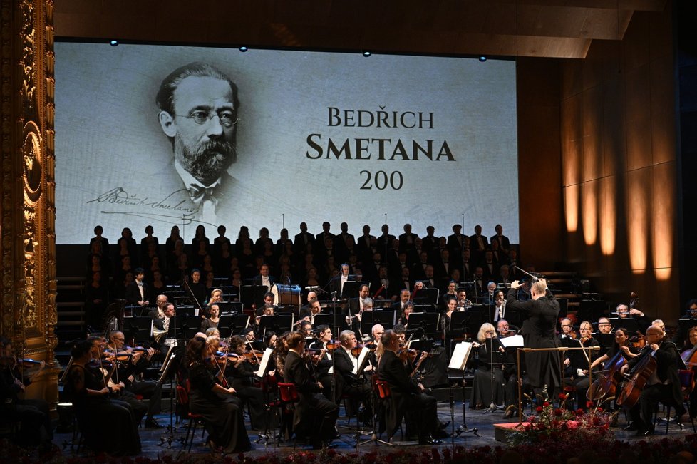 Koncert v Národním divadle k výročí 200 let od smrti Bedřicha Smetany (2.3.2024)