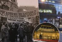 „Nebyl čas vnímat strach.“ Národní divadlo připomíná sametovou revoluci venkovní výstavou