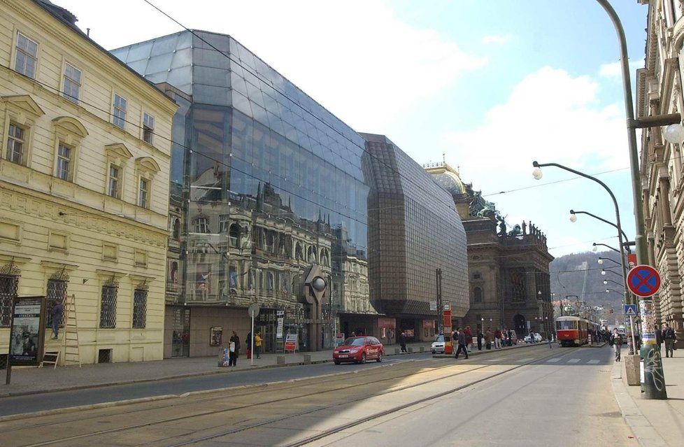 Budova Nové scény Národního divadla v Praze