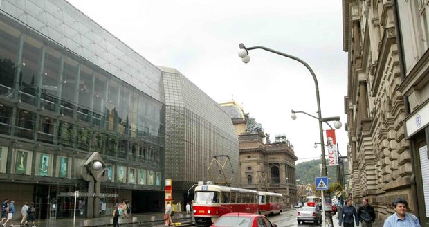 Budova Nové scény Národního divadla v Praze