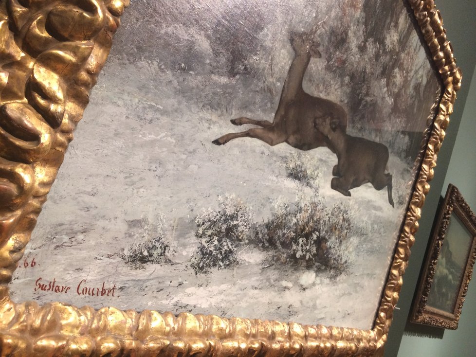 Na fotografii obraz Gustava Courbeta, který se proslavil mimo jiné skandálním naturalistickým ztvárněním ženského klína, které je známé pod názvem Počátek světa.