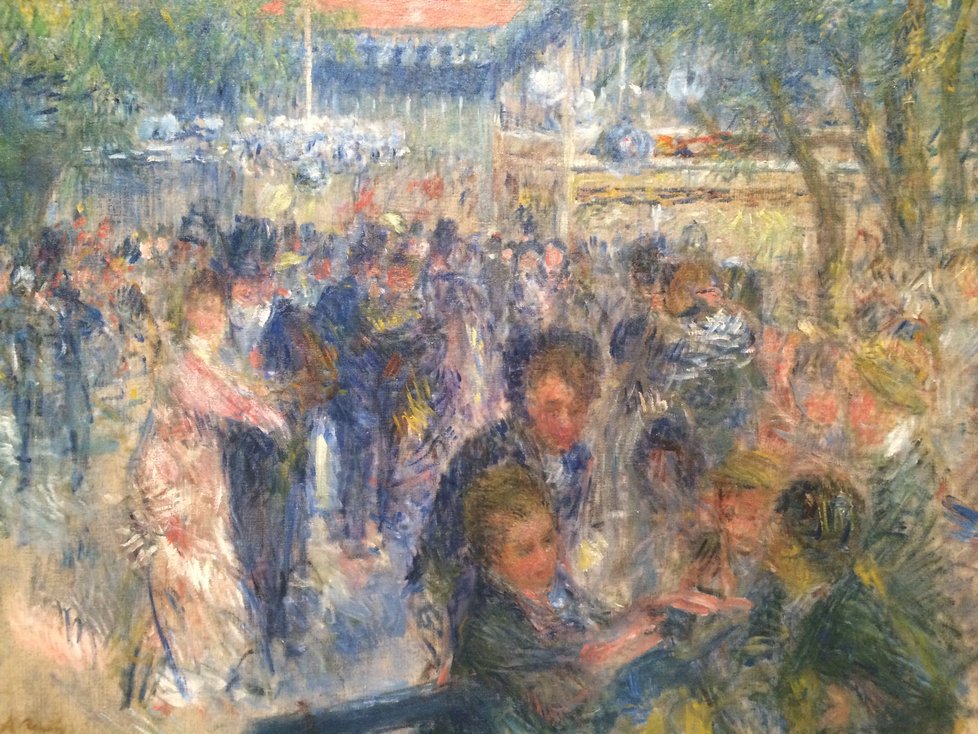 Velice vzácná je skica Pierre-Augusta Renoira, kterou dánské muzeum disponuje. Ačkoliv obecně jsou vzácnější finální obrazy než jejich skici, v případě tohoto obrazu je to s přivřeným zrakem půl napůl. Jedná se totiž o jedinou známou skicu obrazu Tanec v Moulin de la Galette, který je ve sbírkách muzea v Orsay. Navíc není kreslena tužkou ale malovaná olejovými barvami.