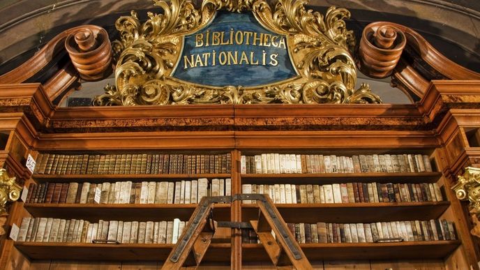 Bibliotheca Nationalis. Zde se nachází základ Národní knihovny.