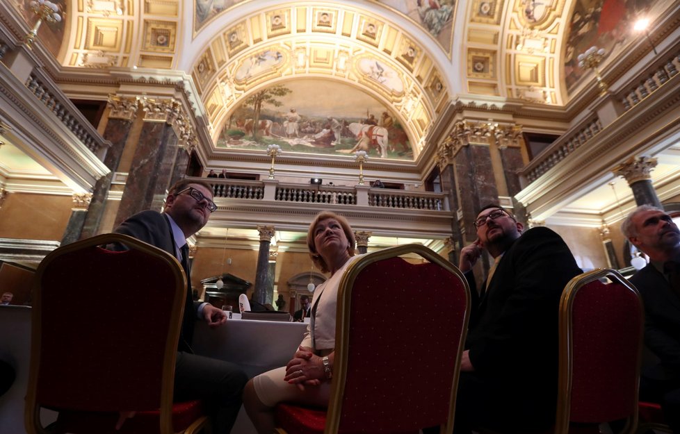 Národní muzeum po rekonstrukci slavnostně otevírá své brány. 26. 10. 2018. Už nyní září novotou.