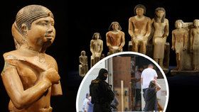 Miliardový poklad v Národním muzeu! Tisíce let staré nálezy z Egypta hlídaly po cestě samopaly i vrtulník
