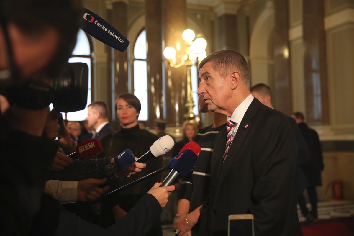 Andrej Babiš se zúčastnil znovuotevření Národního muzea.