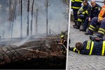 Masivní požár lesa v Českém Švýcarsku: Restaurace v Hřensku vaří pro statečné hasiče
