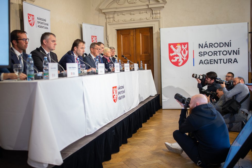 Úvodní tisková konference Národní sportovní agentury (4. 2. 2020)