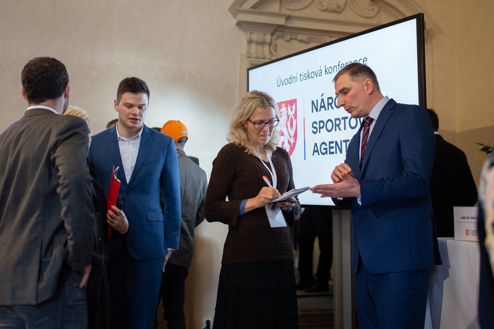 Úvodní tisková konference Národní sportovní agentury (4. 2. 2020)