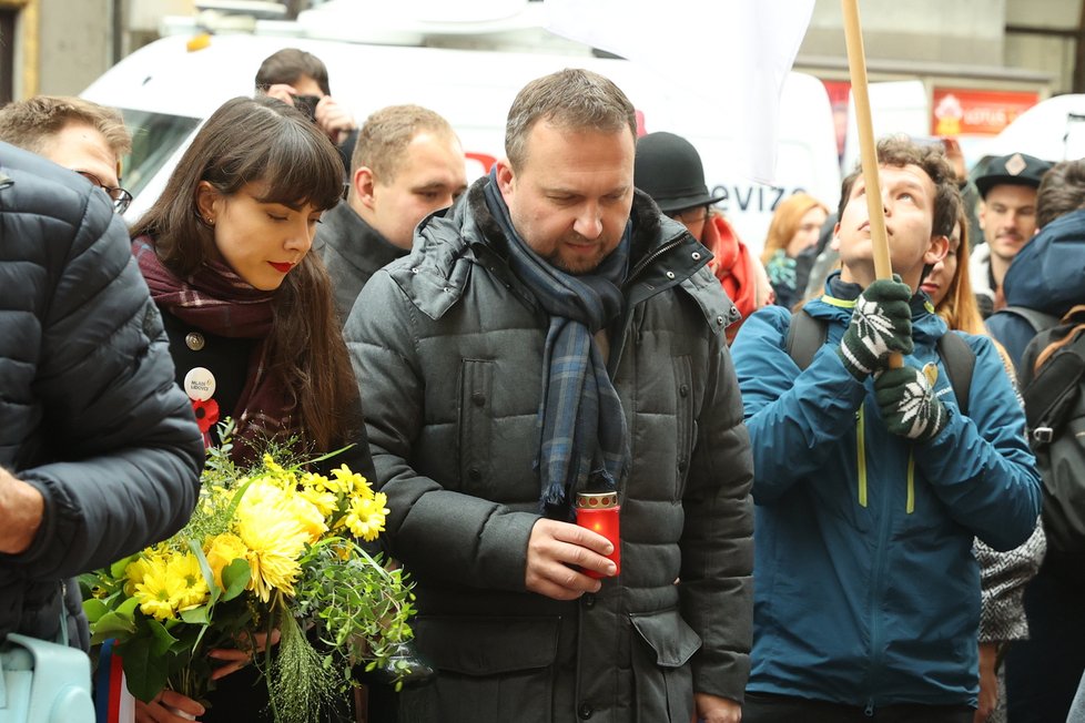 Marián Jurečka (KDU-ČSL) na Národní třídě