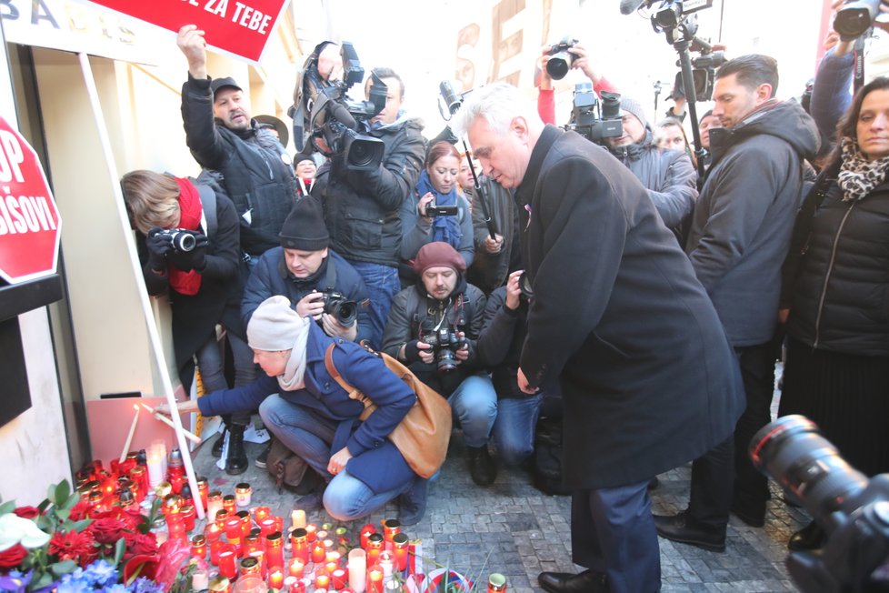 Místopředseda Senátu Milan Štěch (ČSSD) na Národní třídě