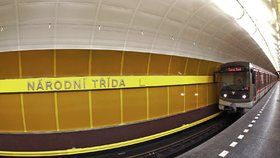 zastávka pražského metra Národní třída
