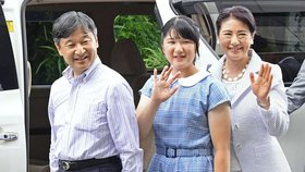 Nový císař Japonska Naruhito s manželkou Masako a dcerou Aiko