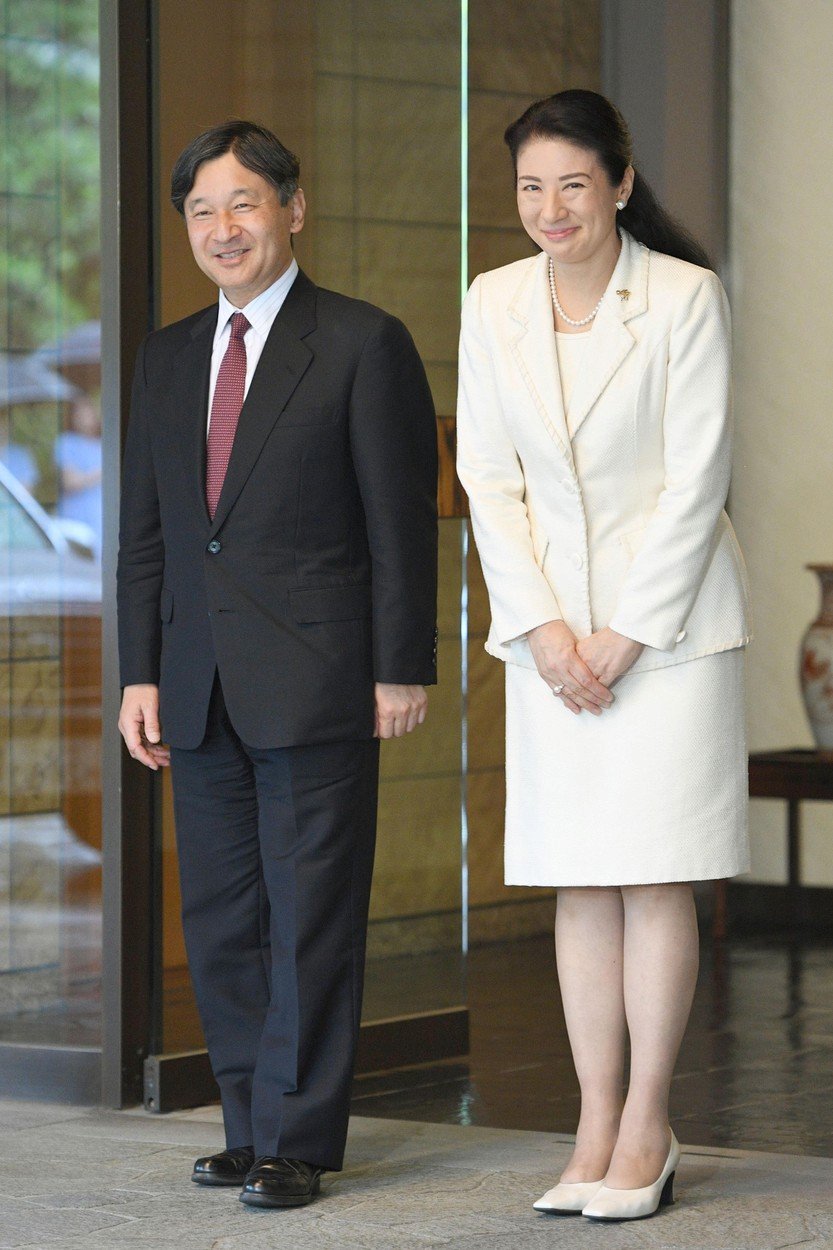 Japonský korunní princ Naruhito s manželkou Masako