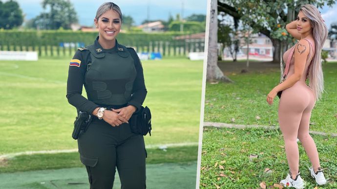 Policistka Alexa Narvaezová se na Instagramu ráda vytahuje svou postavou