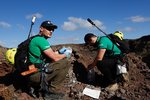 Cvičení vesmírných geologů na Lanzarote.