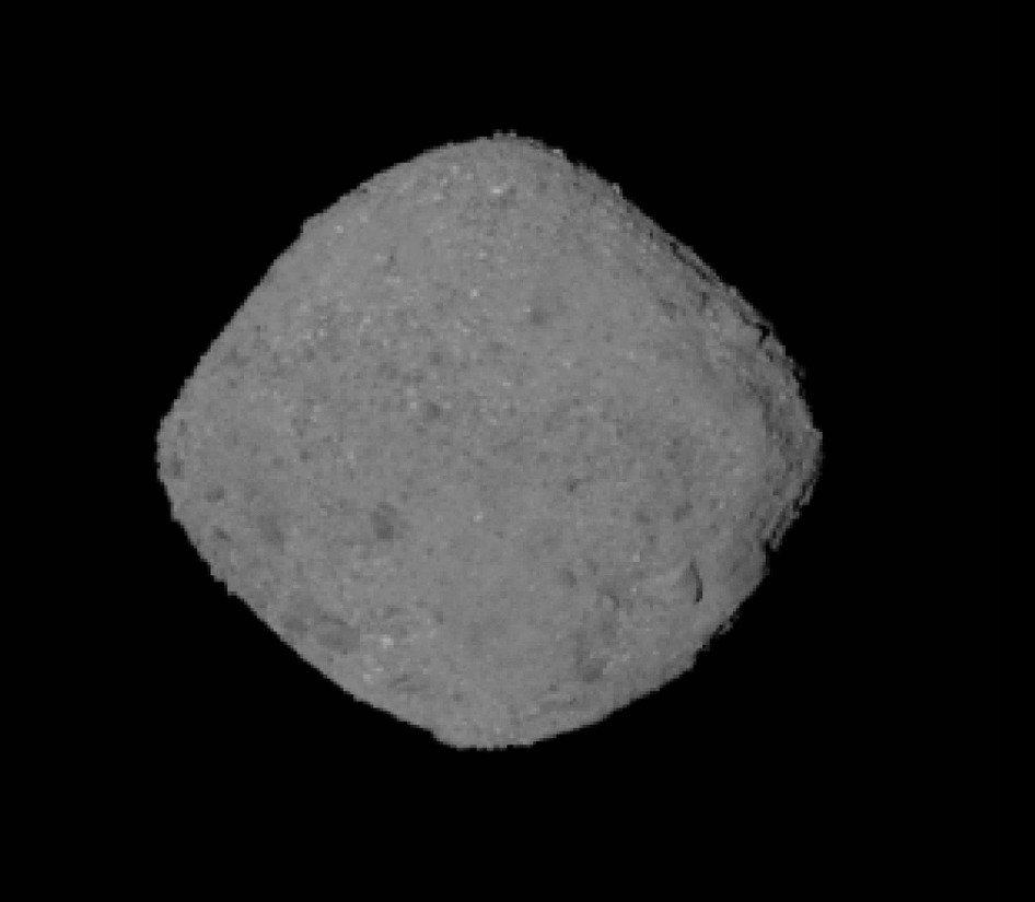 Planetka (asteroid) Bennu.