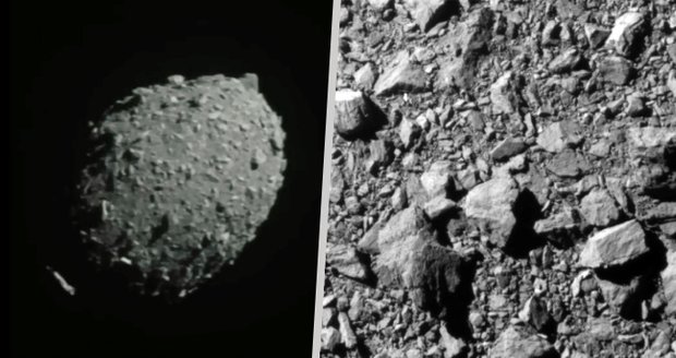 NASA zasáhla sondou asteroid: První test obrany Země dopadl úspěšně. DART srážku vysílala živě