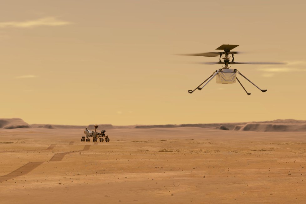 Rover NASA, hledače stop života na Marsu, čeká riskantní přistání