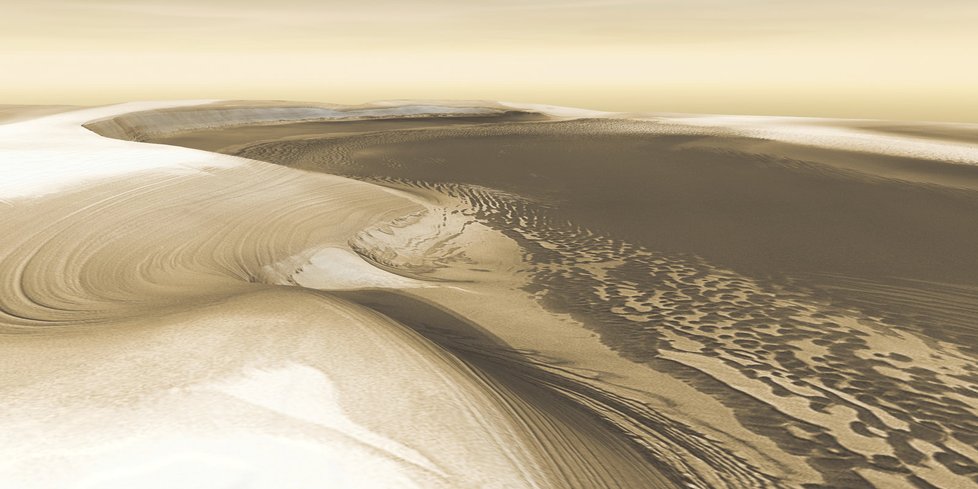 Ne rudá, ale barevná planeta: NASA zveřejnila úchvatné snímky z Marsu