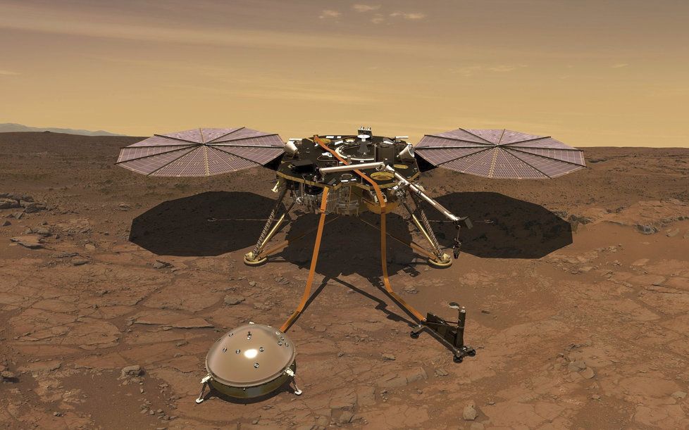 Sonda InSight bude zkoumat nitro Marsu. Podle NASA jde o revoluční expedici.