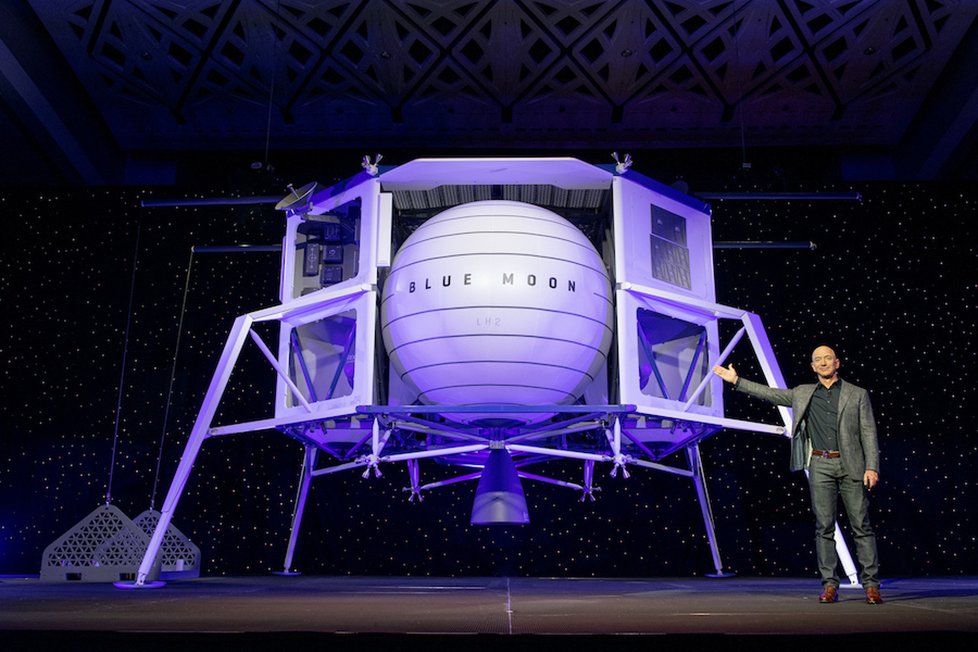 Blue Origin vyvíjí i lander pro přistání na Měsíci