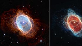 Plně barevné snímky z vesmíru pořízené teleskopem Jamese Webba.